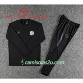 PSG Criança Sweat de Treino Conjunto Jordan Preto 2018/19